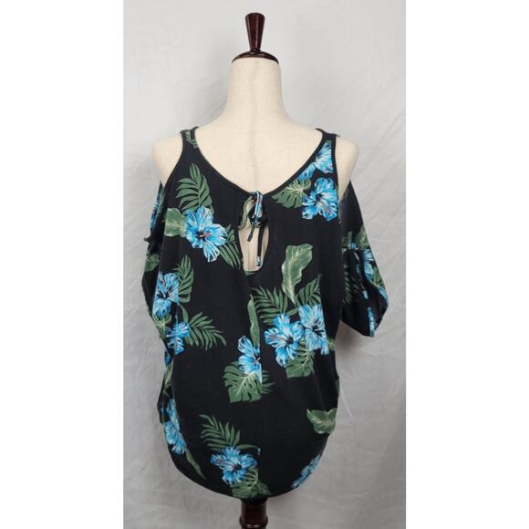 Yoins Polyester Women's XL Green and Black Blouse - Picture 3 of 5